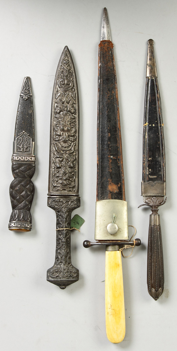 4 Daggers Left to right: C.