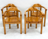 (4) DAUMILLER STYLE PINE ARM C