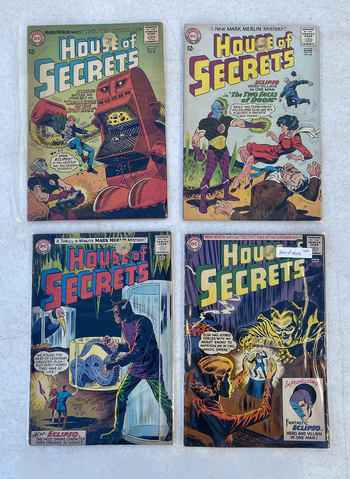 4 DC BRONZE AGE HOUSE OF SECRETS