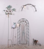 (4) Decorative Garden items, c
