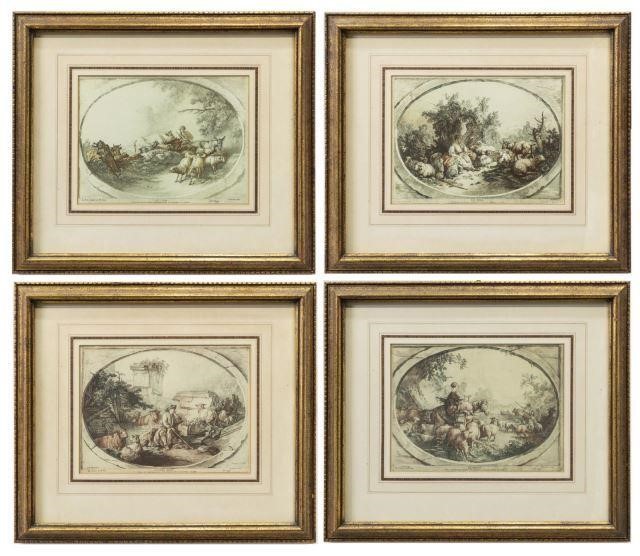 (4) DECORATIVE ROCOCO STYLE