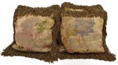 (4) DECORATIVE TAPESTRY DOWN-F