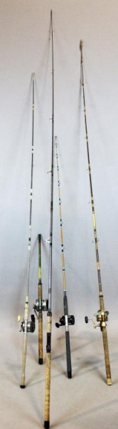 (4) Deep Sea Fishing Rods And