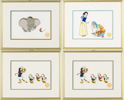 4 DISNEY SERIGRAPH CELLSProperty