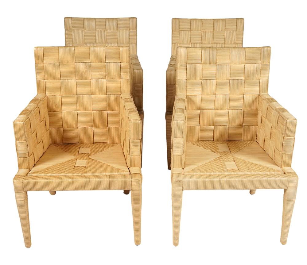 4 DONGHIA 'BLOCK ISLAND' WOVEN