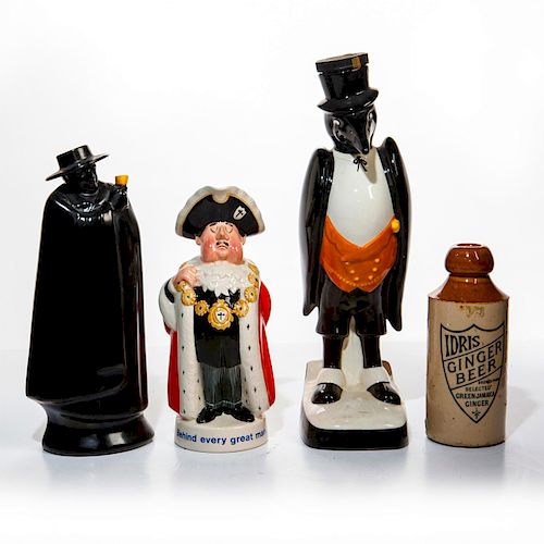 4 DOULTON AND BESWICK BOTTLES AND
