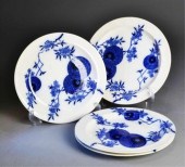(4) DOULTON 'BURSLEM' FLOW BLU