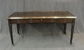 4 Drawer Leathertop Desk with