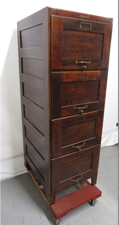 4 DRAWER MELTON RHODES CO. WOODEN