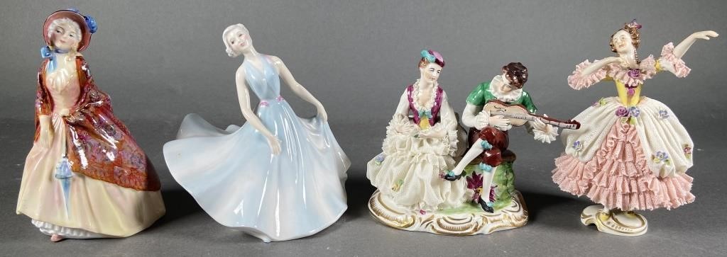 (4) DRESDEN LACE AND ROYAL