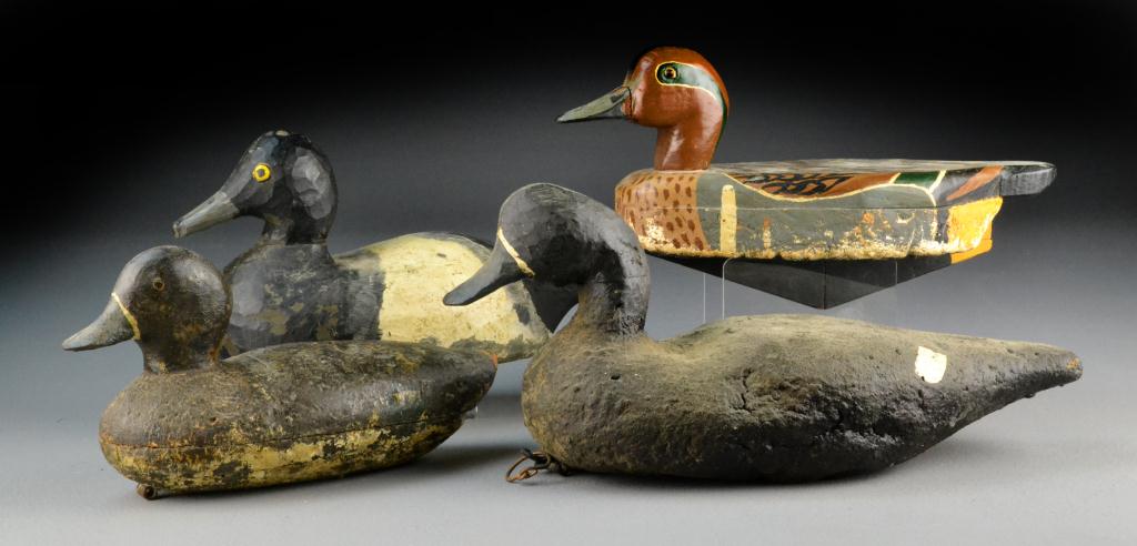 (4) Duck Decoys - including cork