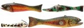 (4) DULUTH DFD FISH DECOYS, ON