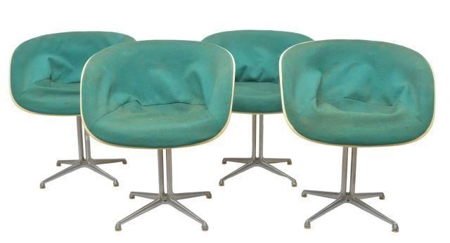 (4) EAMES HERMAN MILLER MID-CENTURY