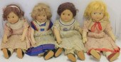 4 EARLY 20TH C LITTLE WOMEN LE