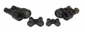 (4) EARLY BINOCULARS Including
