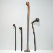 (4) EAST AFRICAN WOOD KNOBKERR