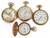 (4) ELGIN & LUGERMOR GOLD-FILL