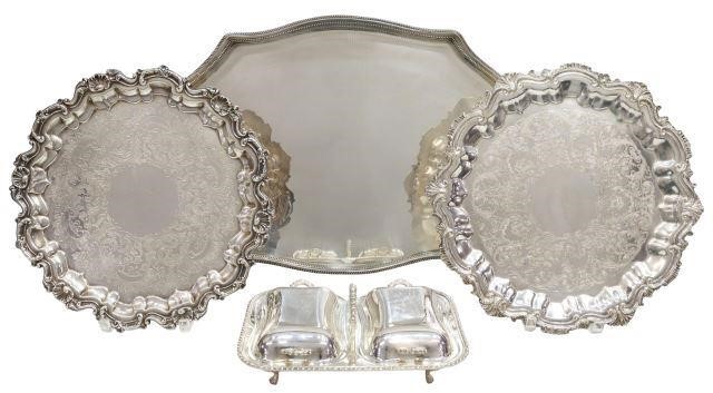 (4) ENGLISH & AMERICAN SILVER PLATE