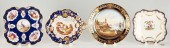 4 ENGLISH COBALT DISHES, INCL.