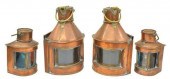 (4) ENGLISH COPPER & BRASS HAN
