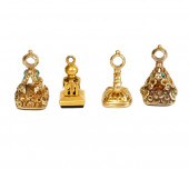 4 ENGLISH GOLD & GEM STONE MIN