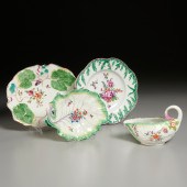 (4) ENGLISH PORCELAIN BOTANICA