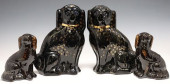 (4) ENGLISH STAFFORDSHIRE JACK