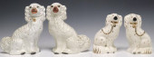 (4) ENGLISH STAFFORDSHIRE MANT