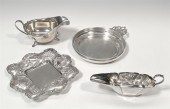 4 ENGLISH STERLING SERVING PIE