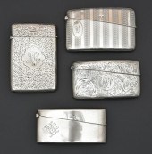 4 ENGLISH STERLING SILVER CALL