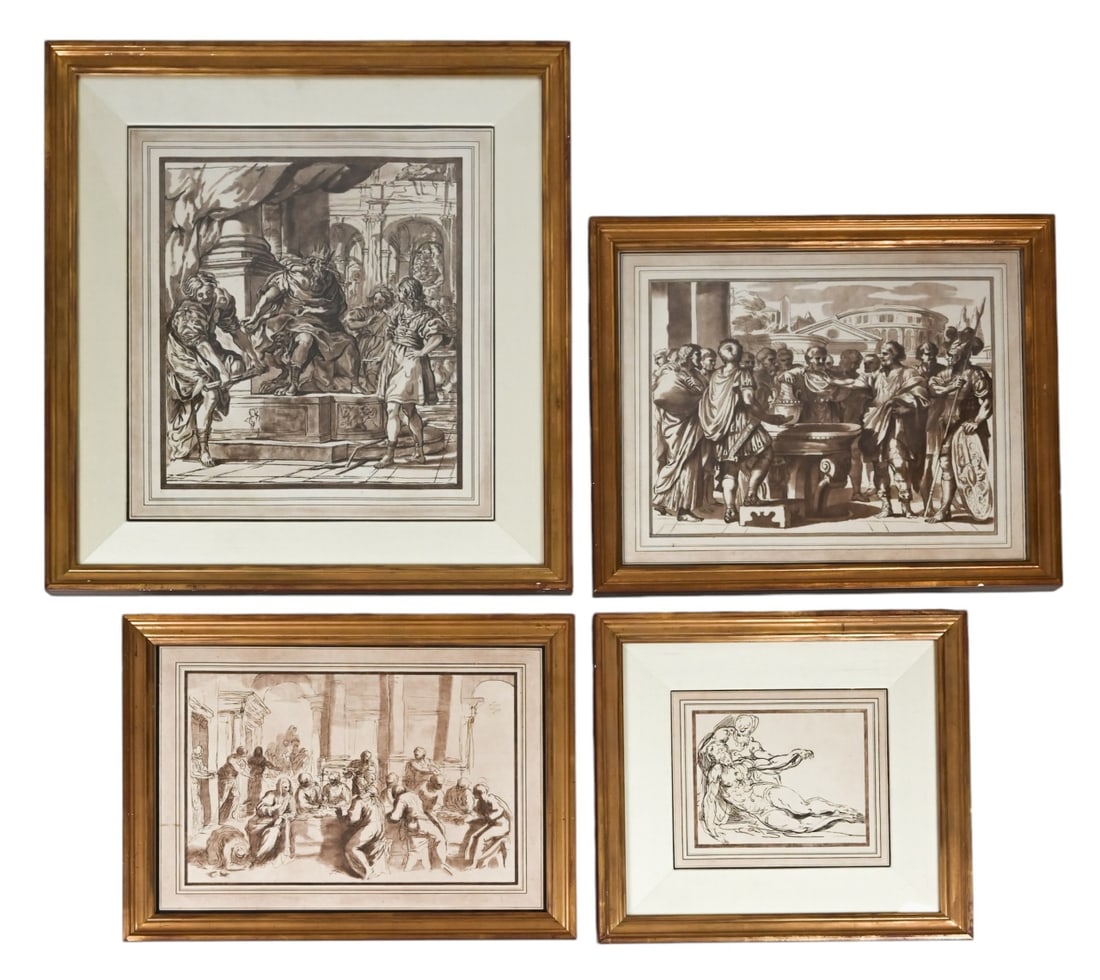 4 ENGRAVINGS CHARLES ROGERS