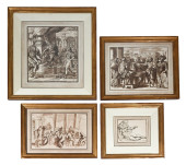 4 ENGRAVINGS CHARLES ROGERS CO