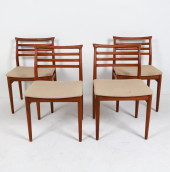 (4) ERLING TORVITS TEAK DINING