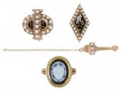 (4) ESTATE YELLOW GOLD SORORIT
