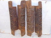 4 ETHNIC CARVED WOOD PIECES, A