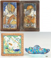 4 EUROPEAN POTTERY ITEMS, MAJO
