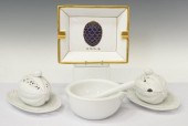 (4) FABERGE ASHTRAY, ROSENTHAL