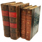 4 FINELY BOUND BOOKS ON AMERIC