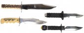 (4) FIXED BLADE KNIVES, BOWIE