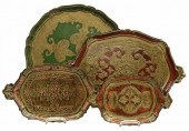 (4) FLORENTINE PARCEL GILT SER