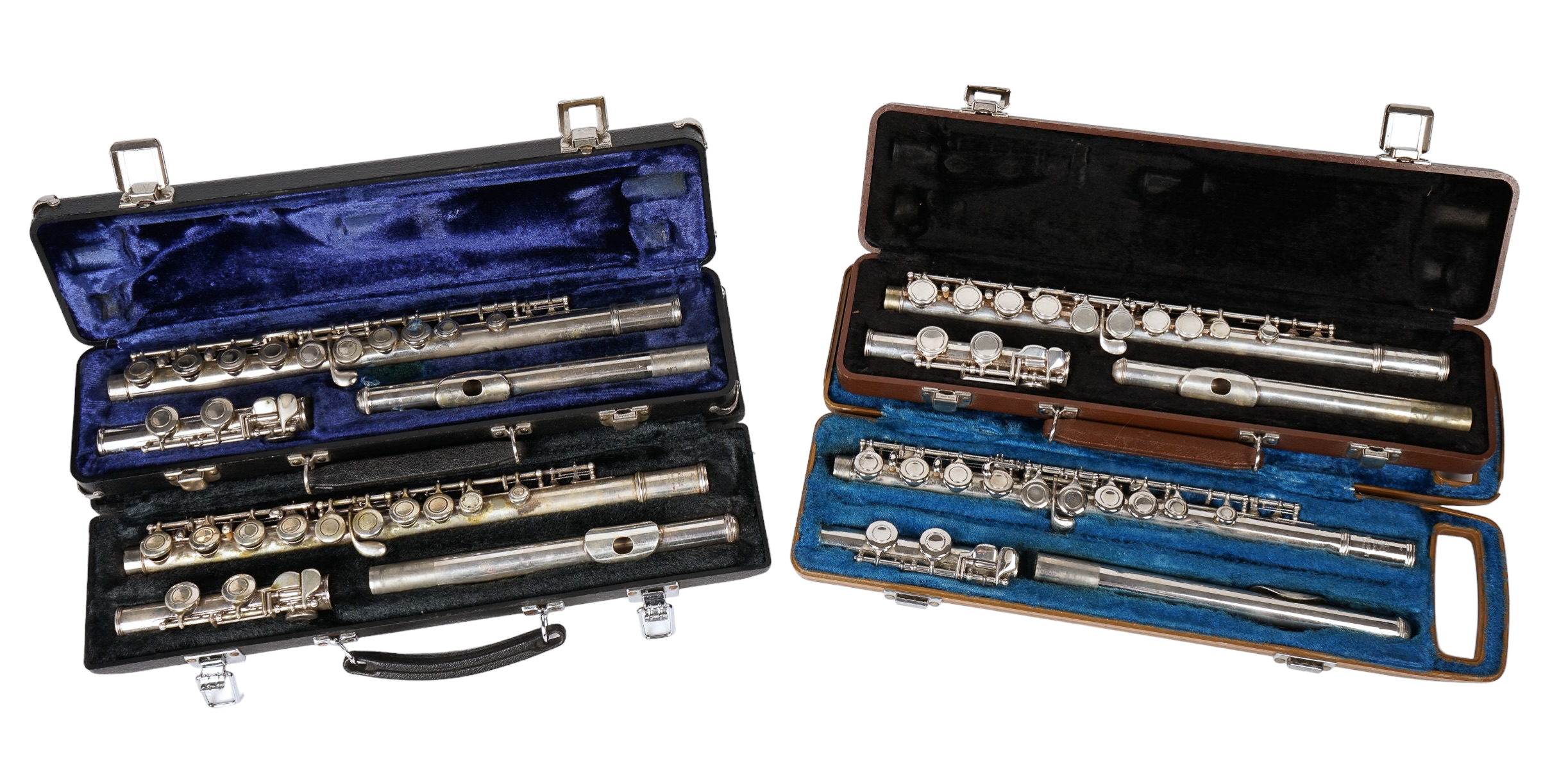 (4) Flutes, c/o Olds & Son