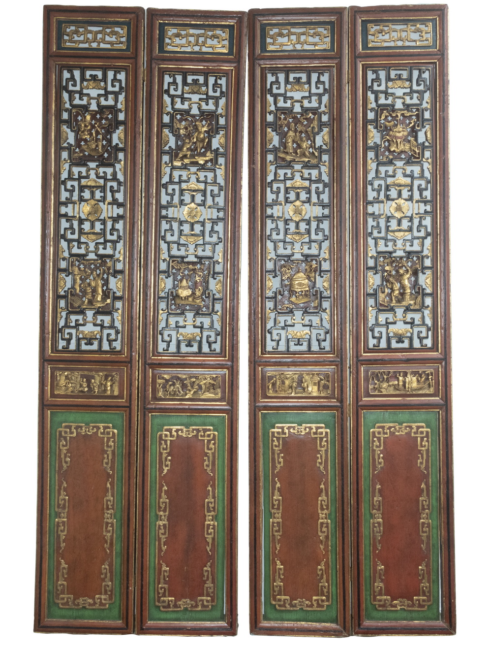 4-FOLD CHINESE SCREEN MADE UP