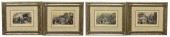 (4) FRAMED CHINESE SCENE PRINT
