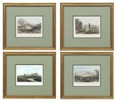 (4) FRAMED ITALIAN VIEW HAND-C