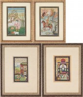 4 FRAMED MUGHAL MINIATURE PAIN