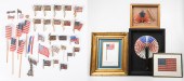 (4) Framed Parade flags to inc
