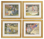 (4) FRAMED PRINTS AFTER JIAO B