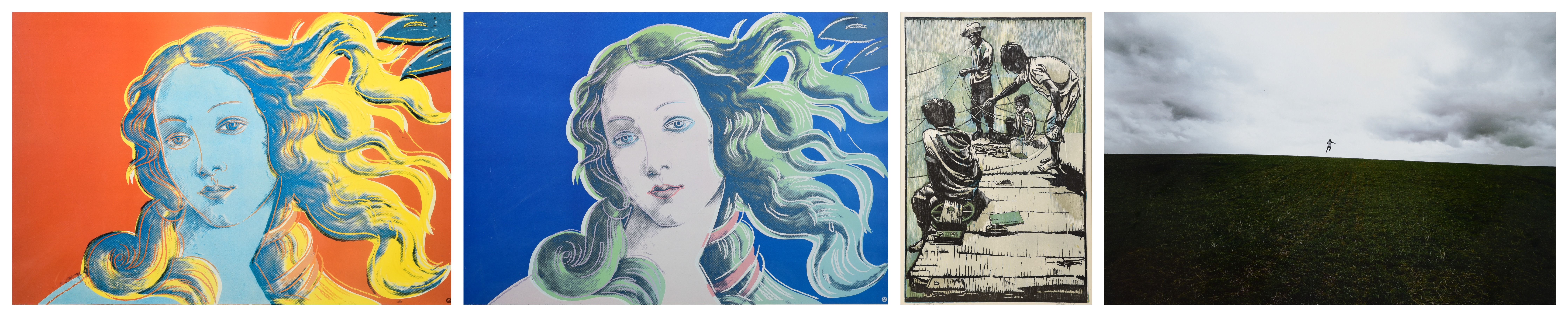 (4) Framed prints, Moshe Gat