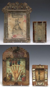 (4) FRAMED RELIGIOUS RETABLO P