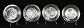 4 FRANKLIN MINT STERLING COLLE